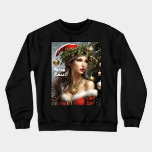 Sexy Christmas Elf Crewneck Sweatshirt